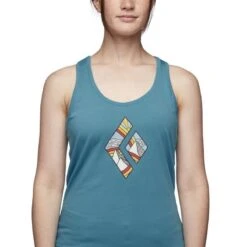 Black Diamond Rainbow Diamond Tank - Tank Top Damer -Odlogonia Butik black diamond rainbow diamond tank tank top damer 2
