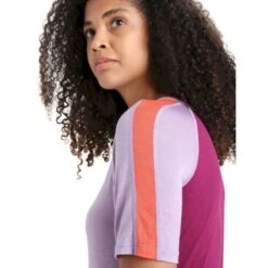 Icebreaker 125 ZoneKnit SS Crewe - Merino-shirt - Damer | Hardloop -Odlogonia Butik icebreaker 125 zoneknit ss crewe merino shirt damer 4