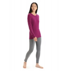 Icebreaker 200 Oasis Long Sleeve Crewe - Merino Undertøj Damer I Hardloop -Odlogonia Butik icebreaker 200 oasis long sleeve crewe undertoej damer 5