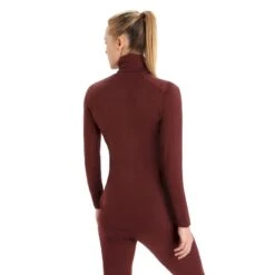 Icebreaker 200 Oasis Long Sleeve Half Zip - Merino Undertøj Damer I Hardloop -Odlogonia Butik icebreaker 200 oasis long sleeve half zip undertoej damer 2