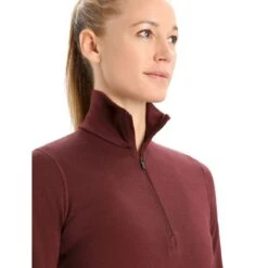 Icebreaker 200 Oasis Long Sleeve Half Zip - Merino Undertøj Damer I Hardloop -Odlogonia Butik icebreaker 200 oasis long sleeve half zip undertoej damer 3