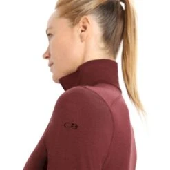 Icebreaker 200 Oasis Long Sleeve Half Zip - Merino Undertøj Damer I Hardloop -Odlogonia Butik icebreaker 200 oasis long sleeve half zip undertoej damer 4