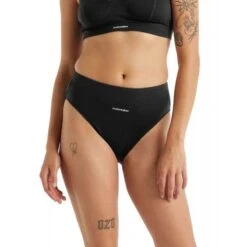 Icebreaker Queens High Cut Brief - Merino Undertøj Damer I Hardloop