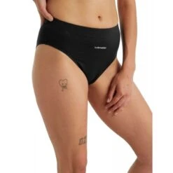 Icebreaker Queens High Cut Brief - Merino Undertøj Damer I Hardloop -Odlogonia Butik icebreaker queens high cut brief merino undertoej damer 5