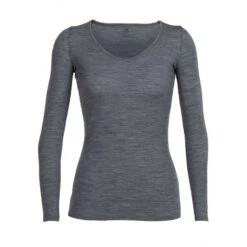 Icebreaker Siren Long Sleeve Sweetheart - Merino-shirt Damer I Hardloop