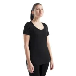 Icebreaker Sphere II SS Scoop Tee - Merino-shirt - Damer | Hardloop