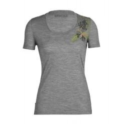 Icebreaker Tech Lite II SS Scoop Tee Fabulous Fer - Merino-shirt Damer I Hardloop -Odlogonia Butik icebreaker tech lite ii ss scoop tee fabulous ferns t shirt damer 17