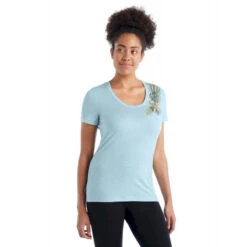 Icebreaker Tech Lite II SS Scoop Tee Fabulous Fer - Merino-shirt Damer I Hardloop -Odlogonia Butik icebreaker tech lite ii ss scoop tee fabulous ferns t shirt damer 6