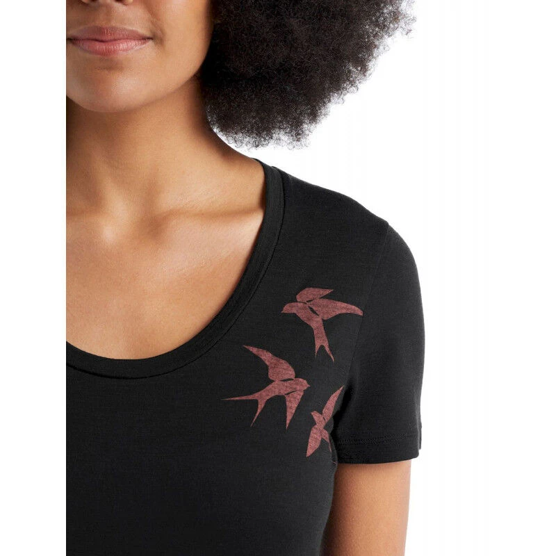 Icebreaker Tech Lite II SS Scoop Tee Shapes - Merino-shirt Damer I Hardloop 7 Icebreaker Tech Lite II SS Scoop Tee Shapes - Merino-shirt Damer I Hardloop - Billede 5