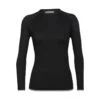 Icebreaker Wmns 200 Zone Seamless LS Crewe - Merino Undertøj Damer I Hardloop -Odlogonia Butik icebreaker wmns 200 zone seamless ls crewe undertoej damer